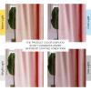 imageNICETOWN Sage Green Velvet Curtains Long Drapes Living Room Office Luxury Bedroom Room Darkening Velvet Curtains Rod Pocket Velvet Curtains 84 Long 52 inches Wide Set of 2Baby Pink