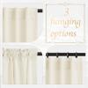 imageNICETOWN Sage Green Velvet Curtains Long Drapes Living Room Office Luxury Bedroom Room Darkening Velvet Curtains Rod Pocket Velvet Curtains 84 Long 52 inches Wide Set of 2Ivory