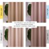 imageNICETOWN Sage Green Velvet Curtains Long Drapes Living Room Office Luxury Bedroom Room Darkening Velvet Curtains Rod Pocket Velvet Curtains 84 Long 52 inches Wide Set of 2Dusty Pink