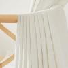 imageNICETOWN Thick Linen Semi Sheer Gold Brown Curtains for Famhouse Pleat Tape Semi Sheer Drapes Privacy Added with Light Filtering Window Treatments for Bedroom W52 x L108 2 PanelsNatural