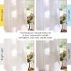 imageNICETOWN Thick Linen Semi Sheer Gold Brown Curtains for Famhouse Pleat Tape Semi Sheer Drapes Privacy Added with Light Filtering Window Treatments for Bedroom W52 x L108 2 PanelsCream