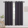 imageNICETOWN Blackout Window Curtains 72 inches Long Thermal Insulated Grommet Room Darkening Window Treatments for BedroomLiving Room Greyish Purple Set of 2 W37 x L72