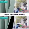 imageNICETOWN 100 Blackout Lined Curtains Seafoam Green 1 Pair 42 Width x 63 Length Each Panel 2 Thick Layers Completely Blackout Window Treatment Panels Thermal Insulated Drapes for Kitchen