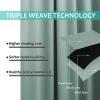 imageNICETOWN 100 Blackout Lined Curtains Seafoam Green 1 Pair 42 Width x 63 Length Each Panel 2 Thick Layers Completely Blackout Window Treatment Panels Thermal Insulated Drapes for Kitchen