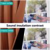 imageNICETOWN 100 Blackout Window Curtain Panels Full Light Blocking Drapes with Black Liner for Nursery 78inch Drop Thermal Insulated Draperies Burnt Orange 2 Pieces 55inch Wide Per Panel