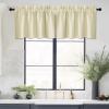 imageNICETOWN Basement Window Christmas 16 Inch Length Rod Pocket Small Blackout Valances for Living Room Christmas Decor Bedroom RV Camper Bathroom Windows 1 Pair 42 inches Wide per Panel Sage GreenBeige