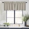 imageNICETOWN Basement Window Christmas 16 Inch Length Rod Pocket Small Blackout Valances for Living Room Christmas Decor Bedroom RV Camper Bathroom Windows 1 Pair 42 inches Wide per Panel Sage GreenNatural
