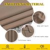 imageNICETOWN Blackout Cappuccino Curtains 84 inches Long Grommet Room Darkening Thermal Insulated Sound Dampening Window Treatments for BedroomHome Office 2 Panels W46 x L84
