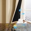 imageNICETOWN Blackout Curtains for Living Room W52 x L63 1 Pair Floral Printed Thermal Curtains Privacy Protection Elegant Botanicals Drapes Ivory Brown Window Treatment for FarmhouseBiscotti Beige