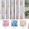 imageNICETOWN Blackout Curtains for Living Room W52 x L63 1 Pair Floral Printed Thermal Curtains Privacy Protection Elegant Botanicals Drapes Ivory Brown Window Treatment for FarmhouseRose Taupe