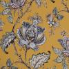 imageNICETOWN Blackout Curtains for Living Room W52 x L63 1 Pair Floral Printed Thermal Curtains Privacy Protection Elegant Botanicals Drapes Ivory Brown Window Treatment for FarmhouseAntique Floraison Oak Brown