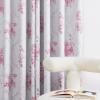 imageNICETOWN Blackout Curtains for Living Room W52 x L63 1 Pair Floral Printed Thermal Curtains Privacy Protection Elegant Botanicals Drapes Ivory Brown Window Treatment for FarmhouseRose Blush Pink