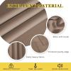 imageNICETOWN Blackout Doorway Curtain Drape 72 inch Long  Grommet Noise Reducing Thermal Insulated Solid Modern Window Treatments for BedroomPorch 1 Panel 66 x 72 Inch Cappuccino
