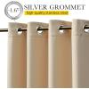 imageNICETOWN Insulated Outdoor Curtains for Patio Waterproof 2 Panels Fade Resistant 2Layer Sun Shades with Free Rope Top Grommets amp Back Tab Bottom Windproof Winter Curtains W66 x L84 in GreyBiscotti Beige
