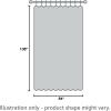 imageNICETOWN Insulated Outdoor Curtains for Patio Waterproof 2 Panels Fade Resistant 2Layer Sun Shades with Free Rope Top Grommets amp Back Tab Bottom Windproof Winter Curtains W66 x L84 in GreyGreyish White