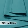 imageNICETOWN Insulated Outdoor Curtains for Patio Waterproof 2 Panels Fade Resistant 2Layer Sun Shades with Free Rope Top Grommets amp Back Tab Bottom Windproof Winter Curtains W66 x L84 in GreyPeacock Teal