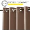imageNICETOWN Insulated Outdoor Curtains for Patio Waterproof 2 Panels Fade Resistant 2Layer Sun Shades with Free Rope Top Grommets amp Back Tab Bottom Windproof Winter Curtains W66 x L84 in GreyTan