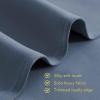 imageNICETOWN Kitchen Curtains Blackout Curtains amp Drapes Stone Blue 34 Wide x 60 Long Set of 2 Thermal Insulated Grommet Top Window Treatment Panels for Cupboard Small Window