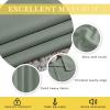 imageNICETOWN Sage Green Room Divider Curtains 84 inch Length Grommet Thermal Insulated Blackout Patio Door Curtain Drape Sound Proof for Sliding Glass Door 1 Panel W80 x L84