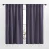 imageNICETOWN RV Curtains for Camper Windows  Greyish Purple Color 34x54 Inch 2 Panels Set Thermal Insulated Room Darkening Blackout DrapesDraperies with Rod Pocket amp Back Tab for Half Window