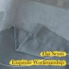 imageNICETOWN Sheer Linen Curtains 96 Inch Length for Bedroom Living Room 2 Panels Ivory Rod Pocket amp Back Tab Semi Sheer Drapes Privacy Semitransparent Farmhouse Window Treatment W52 x L96Smoke Blue