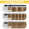 imageNICETOWN Sheer Linen Curtains 96 Inch Length for Bedroom Living Room 2 Panels Ivory Rod Pocket amp Back Tab Semi Sheer Drapes Privacy Semitransparent Farmhouse Window Treatment W52 x L96Camel