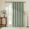 imageNICETOWN 100 Blackout Linen Beige Curtains 84 inches Long for Living Room White Liner Composite Grommet Bedroom Thermal Drapes Casual Home Decor Window Treatments 2 Panels W52 x L84Sage Green