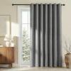 imageNICETOWN 100 Blackout Linen Beige Curtains 84 inches Long for Living Room White Liner Composite Grommet Bedroom Thermal Drapes Casual Home Decor Window Treatments 2 Panels W52 x L84Grey