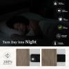 imageNICETOWN PRO Faux Linen 100 Full Blackout Curtains for Living Room Camel Set of 240x95 Inches 6cm High Temperature Pleated Back Tab Drapes Thermal Insulated amp Durable UV ResistantCamel