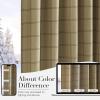 imageNICETOWN Buffalo Plaid Full Blackout Linen Curtain Panels 84 Inches Length Moss Green Farmhouse Window Treatment Thermal Insulated Drapes for Bedroom Living Room Rod Pocket Back Tab 52 W x 84 LDiagonal Check  Linen