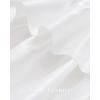 imageNICETOWN Farmhouse Valance Curtains 20 Inches Long for Kitchen amp Bathroom ThreeTiered Ruffle Valance Curtains Satin Texture Light Filtering Window Coverings 52 WWhite