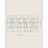 imageNICETOWN Farmhouse Valance Curtains 20 Inches Long for Kitchen amp Bathroom ThreeTiered Ruffle Valance Curtains Satin Texture Light Filtering Window Coverings 52 WWhite
