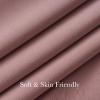 imageNICETOWN Sage Green Velvet Blackout Curtains 96 Inch Long for Bedroom Dorm DiningLiving Room Thermal Solid Heavy Matt Pinch Pleat Back Tab Track Window Treatment for Hall Theater 2 Panels 40 WBlush Pink