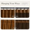 imageNICETOWN Sage Green Velvet Blackout Curtains 96 Inch Long for Bedroom Dorm DiningLiving Room Thermal Solid Heavy Matt Pinch Pleat Back Tab Track Window Treatment for Hall Theater 2 Panels 40 WGold Brown