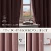 imageNICETOWN Sage Green Velvet Blackout Curtains 96 Inch Long for Bedroom Dorm DiningLiving Room Thermal Solid Heavy Matt Pinch Pleat Back Tab Track Window Treatment for Hall Theater 2 Panels 40 WBlush Pink
