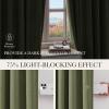 imageNICETOWN Sage Green Velvet Blackout Curtains 96 Inch Long for Bedroom Dorm DiningLiving Room Thermal Solid Heavy Matt Pinch Pleat Back Tab Track Window Treatment for Hall Theater 2 Panels 40 WSage Green