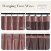 imageNICETOWN Sage Green Velvet Blackout Curtains 96 Inch Long for Bedroom Dorm DiningLiving Room Thermal Solid Heavy Matt Pinch Pleat Back Tab Track Window Treatment for Hall Theater 2 Panels 40 WBlush Pink