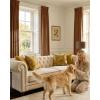 imageNICETOWN Sage Green Velvet Blackout Curtains 96 Inch Long for Bedroom Dorm DiningLiving Room Thermal Solid Heavy Matt Pinch Pleat Back Tab Track Window Treatment for Hall Theater 2 Panels 40 WGold Brown