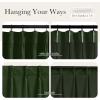 imageNICETOWN Sage Green Velvet Blackout Curtains 96 Inch Long for Bedroom Dorm DiningLiving Room Thermal Solid Heavy Matt Pinch Pleat Back Tab Track Window Treatment for Hall Theater 2 Panels 40 WOlive Green