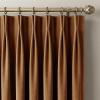 imageNICETOWN Sage Green Velvet Blackout Curtains 96 Inch Long for Bedroom Dorm DiningLiving Room Thermal Solid Heavy Matt Pinch Pleat Back Tab Track Window Treatment for Hall Theater 2 Panels 40 WGold Brown