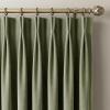 imageNICETOWN Sage Green Velvet Blackout Curtains 96 Inch Long for Bedroom Dorm DiningLiving Room Thermal Solid Heavy Matt Pinch Pleat Back Tab Track Window Treatment for Hall Theater 2 Panels 40 WSage Green