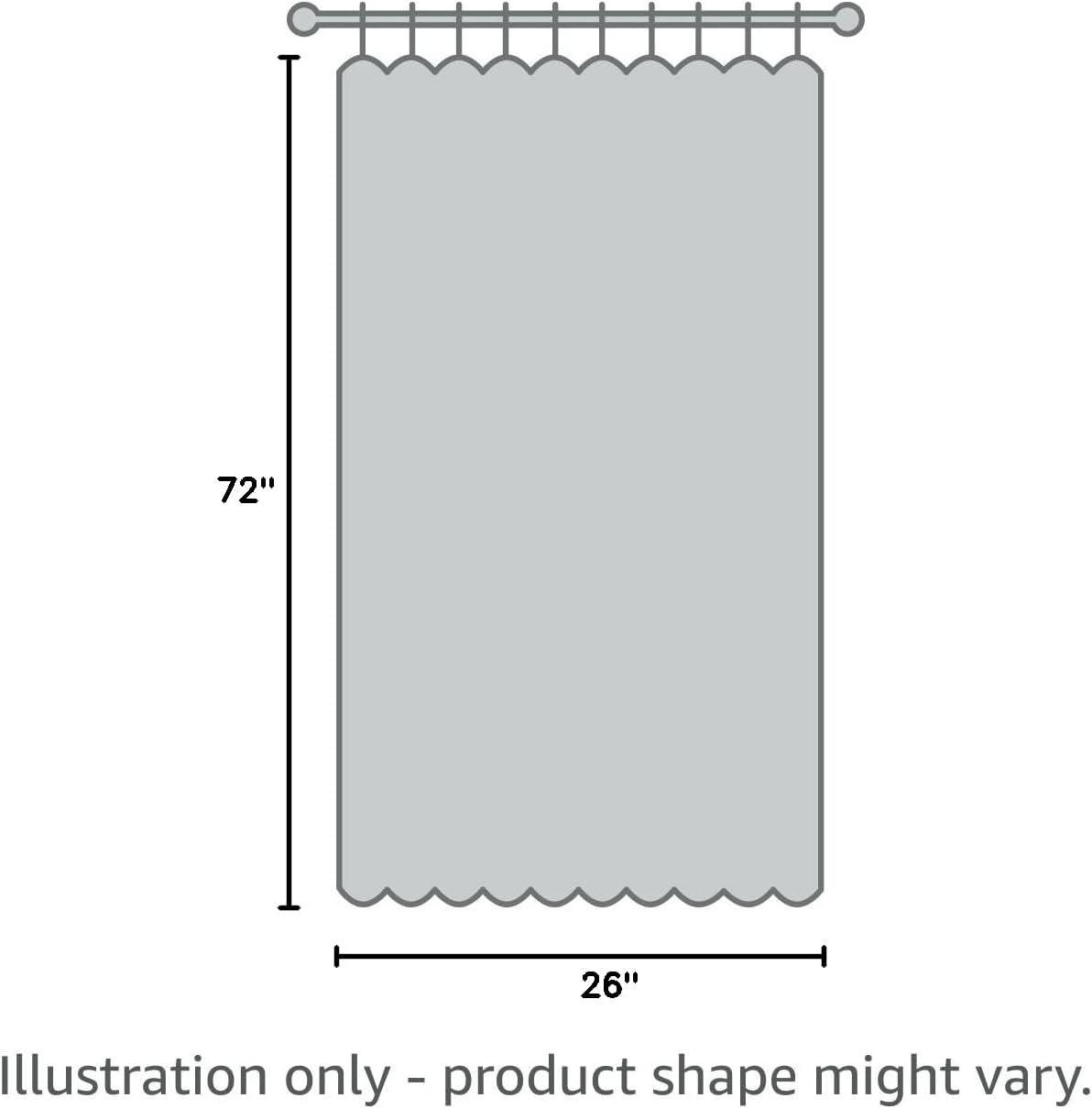 imageNICETOWN Linen Door Curtains 64 inch Length 1 Panel Farmhouse Kitchen Curtain Light Filtering Sidelight Door Covering Tie Up Shade for Living Room Narrow Window 1 Panel 26 inch Wide NaturalIvory White