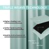 imageNICETOWN 100 Blackout Curtains 54 inches Long DoubleDeck Completely Blackout Window Treatment Thermal Insulated Lined Drapes for Small Window Aqua Blue 1 Pair 52 inches Width Each Panel