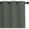 imageNICETOWN Blackout Curtains amp Drapes  Privacy Thermal Efficiency Backdrop Curtains for Bedroom Room Divider Living Room Patio Sliding Glass Door Wide 80 x Long 144 inch Dark Mallard 1 Panel