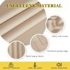 imageNICETOWN Blackout Curtains for Windows 84 inch Long  Window Treatment Thermal Insulated Solid Grommet Room Darkening Drapes for BedroomLiving Room Biscotti Beige 1 Panel W66 x L84