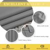 imageNICETOWN Blackout Silver Grey Sliding Door Curtains 90 inch Length Thermal Insulated Grommet Room Darkening Window Treatments for BedroomLiving Room 1 Panel W80 x L90