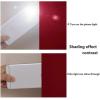 imageNICETOWN Kitchen Full Blackout Curtain Panels Super Thick and Soft Insulated Window Covers 100 Blackout Draperies with Black Backing for Cafe Window Burgundy Red Set of 2 PCs 52 by 54inch