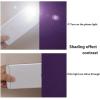 imageNICETOWN Room Warming Blackout Curtains 80 inches Long Royal Purple 2 Pieces 42 Wide Each Panel Full Light Blocking Drapes with Black Liner for Nursery Thermal Insulated Drapes for Hall Villa