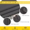 imageNICETOWN Sliding Glass Door Curtain Extra Long 132 inches Long Grommet Thermal Insulated Blackout Patio Door Curtain Panel for BedroomPergola Gray 1 Panel W80 x L132