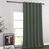 imageNICETOWN Blackout Curtains amp Drapes  Privacy Thermal Efficiency Backdrop Curtains for Bedroom Room Divider Living Room Patio Sliding Glass Door Wide 80 x Long 144 inch Dark Mallard 1 Panel
